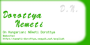 dorottya nemeti business card